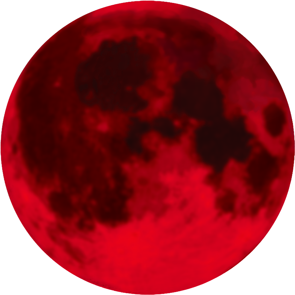 And He Shall Confirm The Covenant With Many For One - Red Moon Clip Art (1024x1028), Png Download