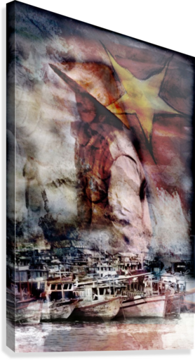 Composite On North Vietnam Canvas Print - Posterazzi Dpi1796703large Composite On North Vietnam (278x511), Png Download