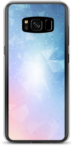 Blue And Pink Abstract Geometric Pattern Iphone Case - Smartphone (600x600), Png Download