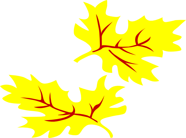 Fall Leaves Clip Art (600x447), Png Download