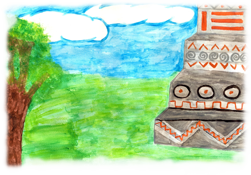 5soles1 - Child Art (500x349), Png Download