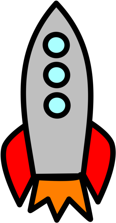 Spacecraft Rocket Launch Space Launch Astronaut - Cartoon Rockets (399x750), Png Download