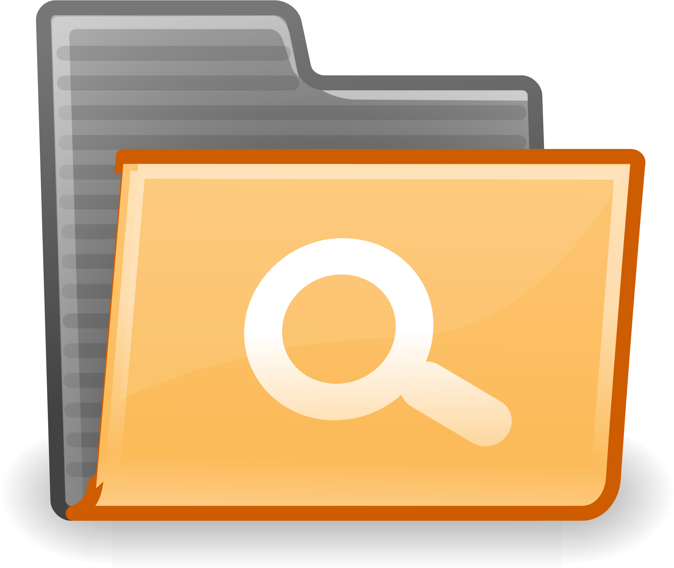 This Free Icons Png Design Of Tango Folder Saved Search (2400x2400), Png Download