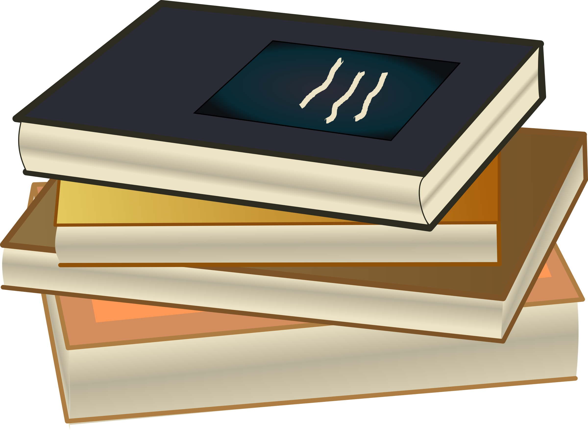 This Free Icons Png Design Of Book Stack (2400x1755), Png Download