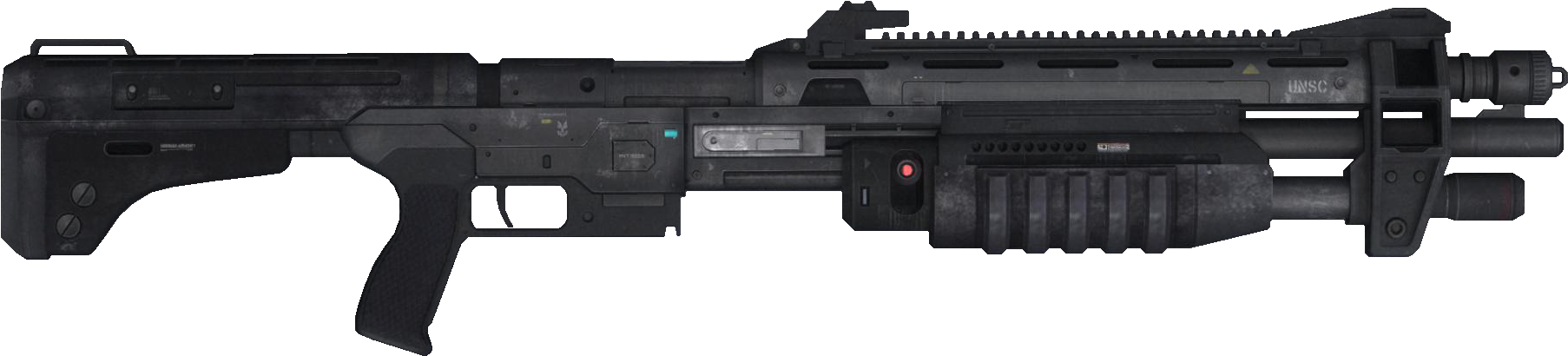What's The Third "pipe" On The M45 Shotgun - Halo M45 Tactical Shotgun (1920x440), Png Download