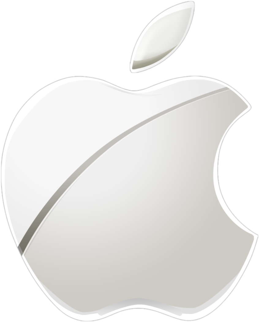 Apple Logo Large By Smeddles24 On Deviantart Svg Freeuse - Apple Logo From 2011 (900x1134), Png Download