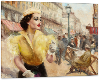 Academically-trained Hungarian Artist Pál Fried Specialized - Art Masters 64: Pal Fried (400x321), Png Download