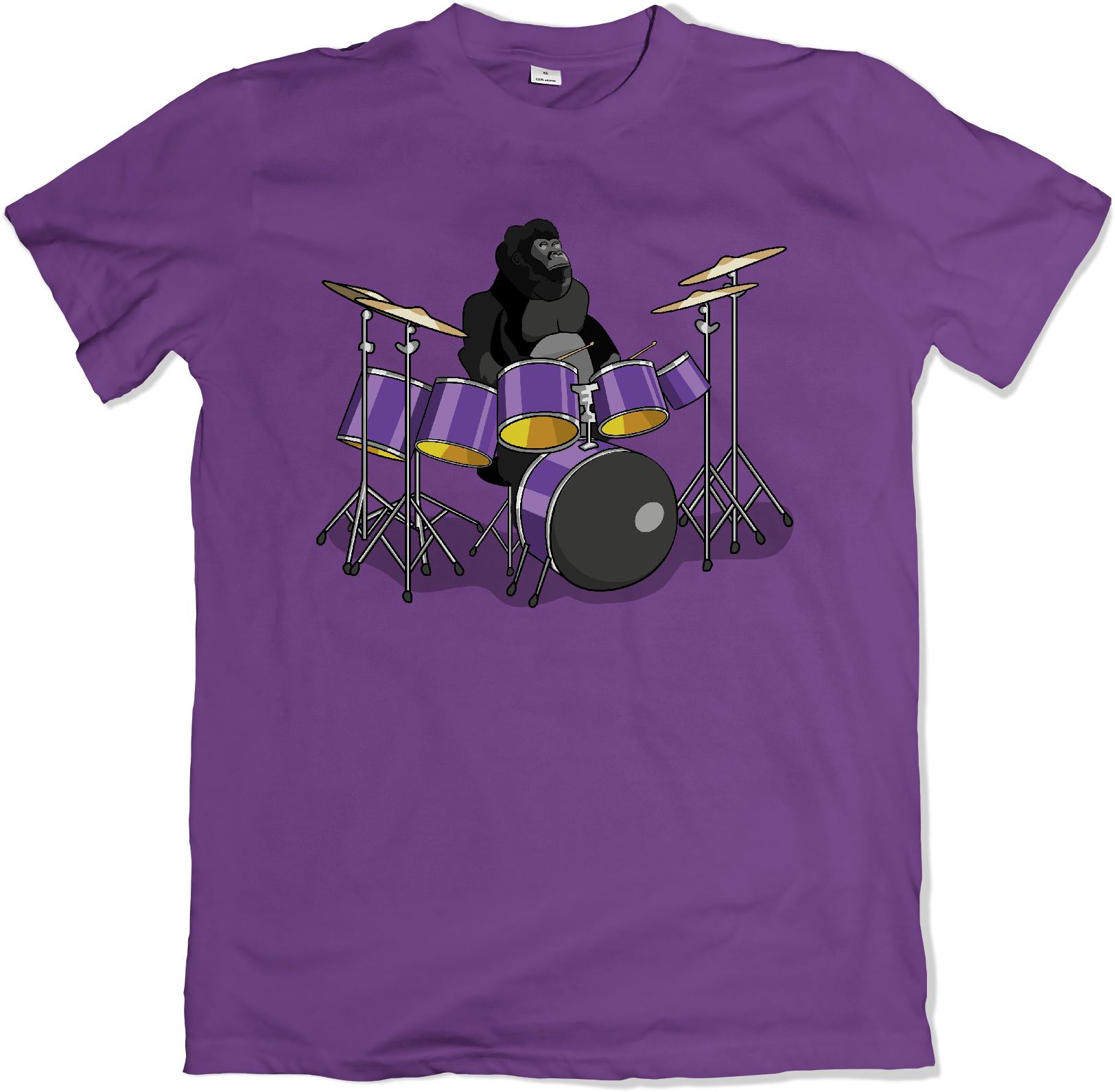 Cadbury Gorilla T-shirt Designs - T-shirt (2000x2017), Png Download