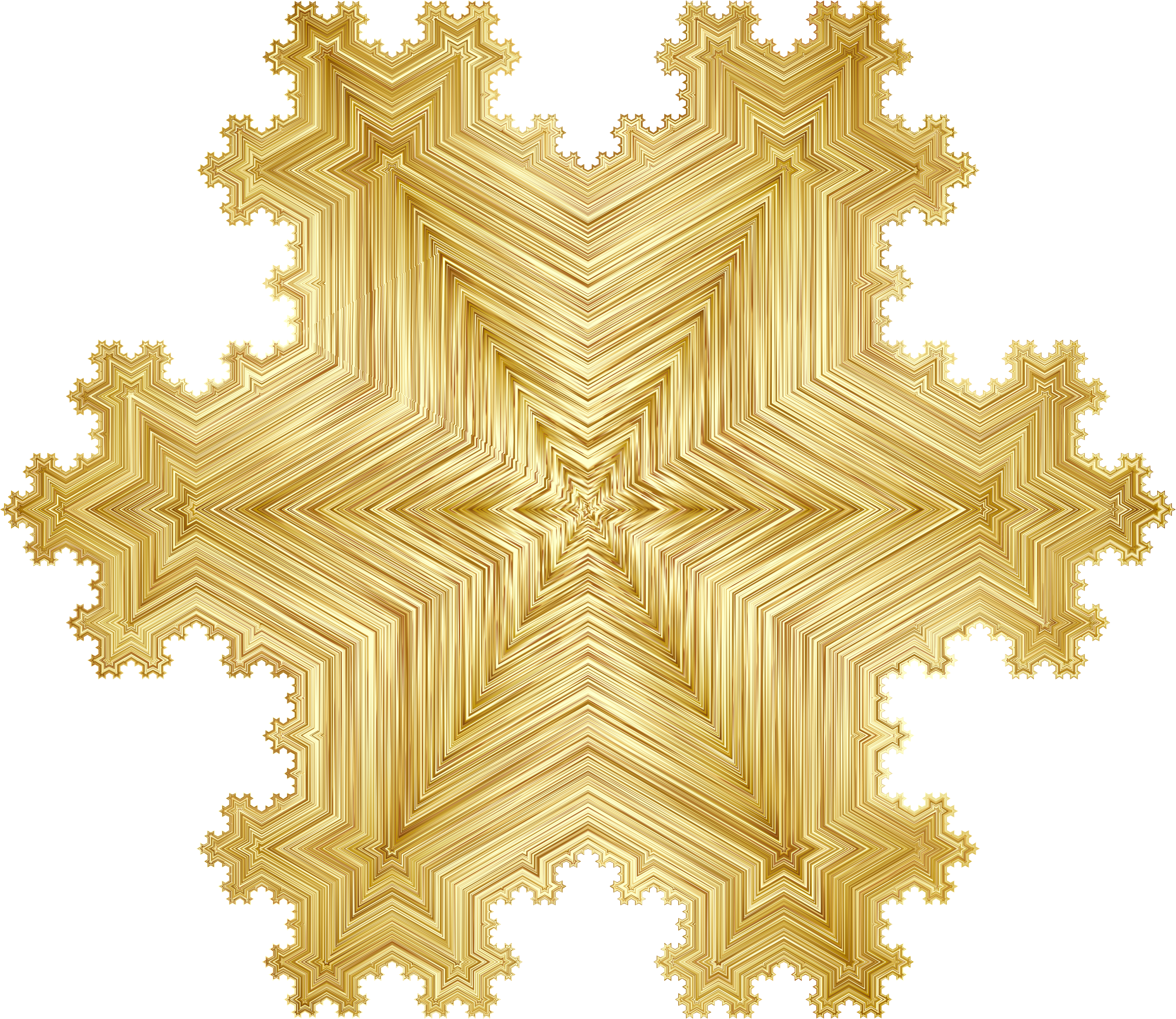 L-system Fractal Gold Clipart Black And White Stock - Lindenmayer Systems And Fractals (2316x2006), Png Download