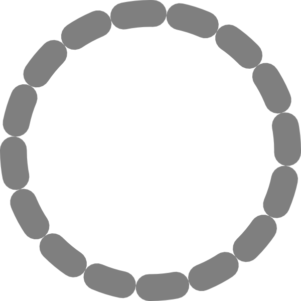 Circle Of Dots Clip Art (600x600), Png Download