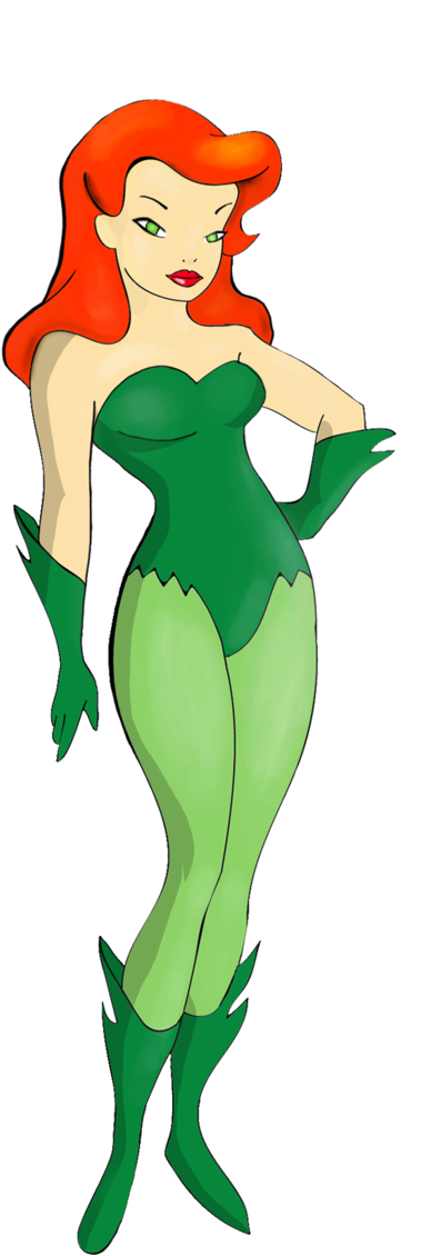 Poison Ivy By Dawidarte On Deviantart - Poison Ivy Dc Cartoon (777x1029), Png Download