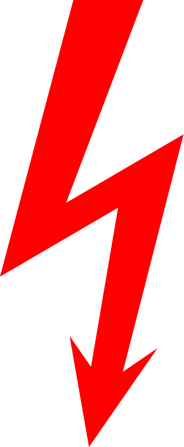 How To Set Use Electric Sign Lightning Clipart (371x900), Png Download