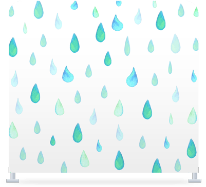 Blue Raindrops - Display Device (400x400), Png Download