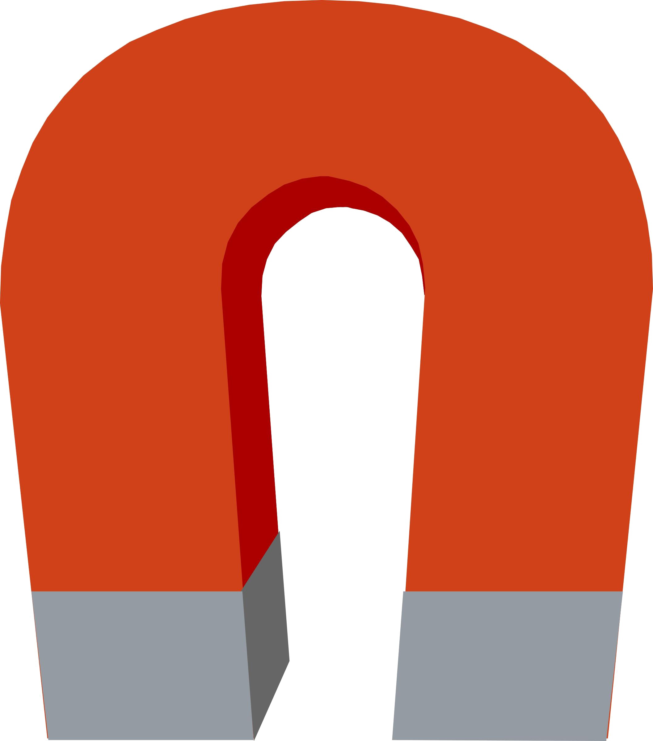 Magnetic Vector Horseshoe Magnet Clip Art Free Download - Magnet Png (661x750), Png Download