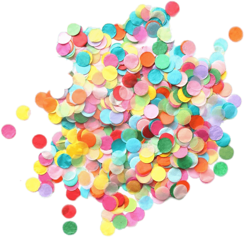 Little Heap Of Confetti Png - Confeti Png (853x1024), Png Download