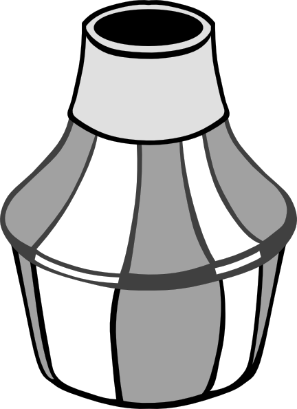 Free Vector Trumpet Harmon Mute Clip Art - Mute (432x594), Png Download