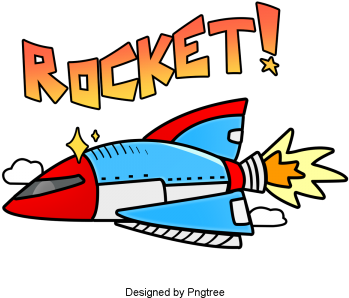 Aerospace Rocket Cartoon Hand-painted, Universe, Space, - Rocket (360x360), Png Download