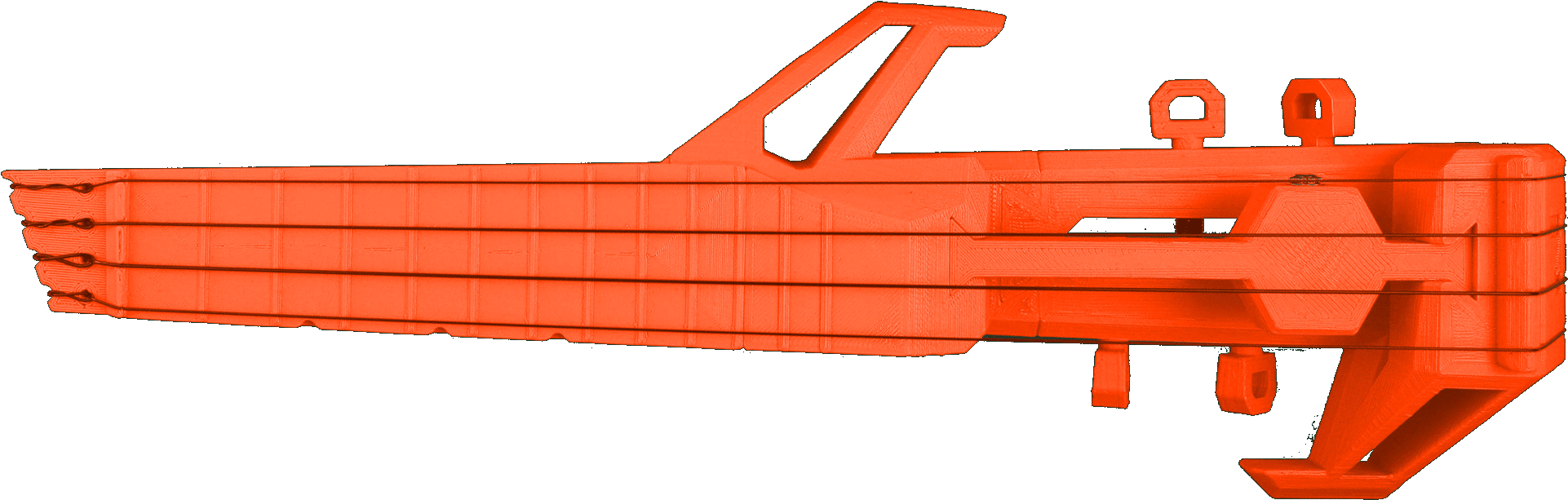 Fully 3d Printable Ukulele - Musical Instrument (2000x921), Png Download