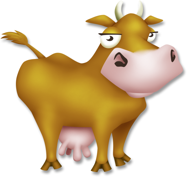 Cow - Hay Day Cow Png (647x647), Png Download