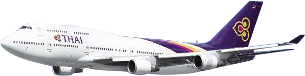 Air France Png Canada Flight Image Thai - Thai Airways (650x286), Png Download