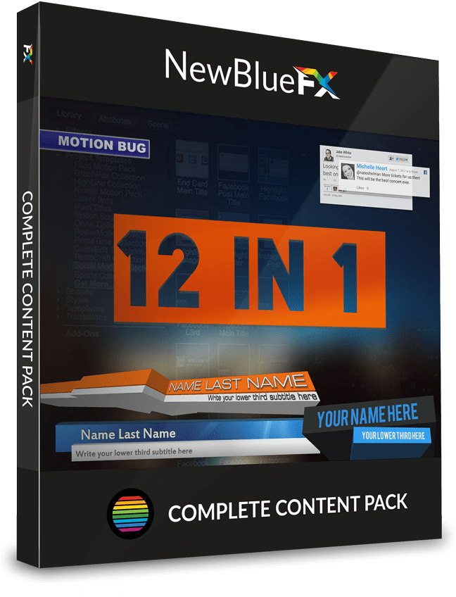 Complete Content Pack - Multimedia Software (647x870), Png Download