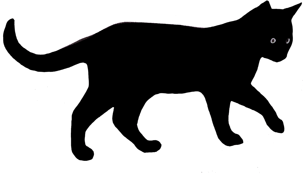 Black Cat Clipart (1181x715), Png Download