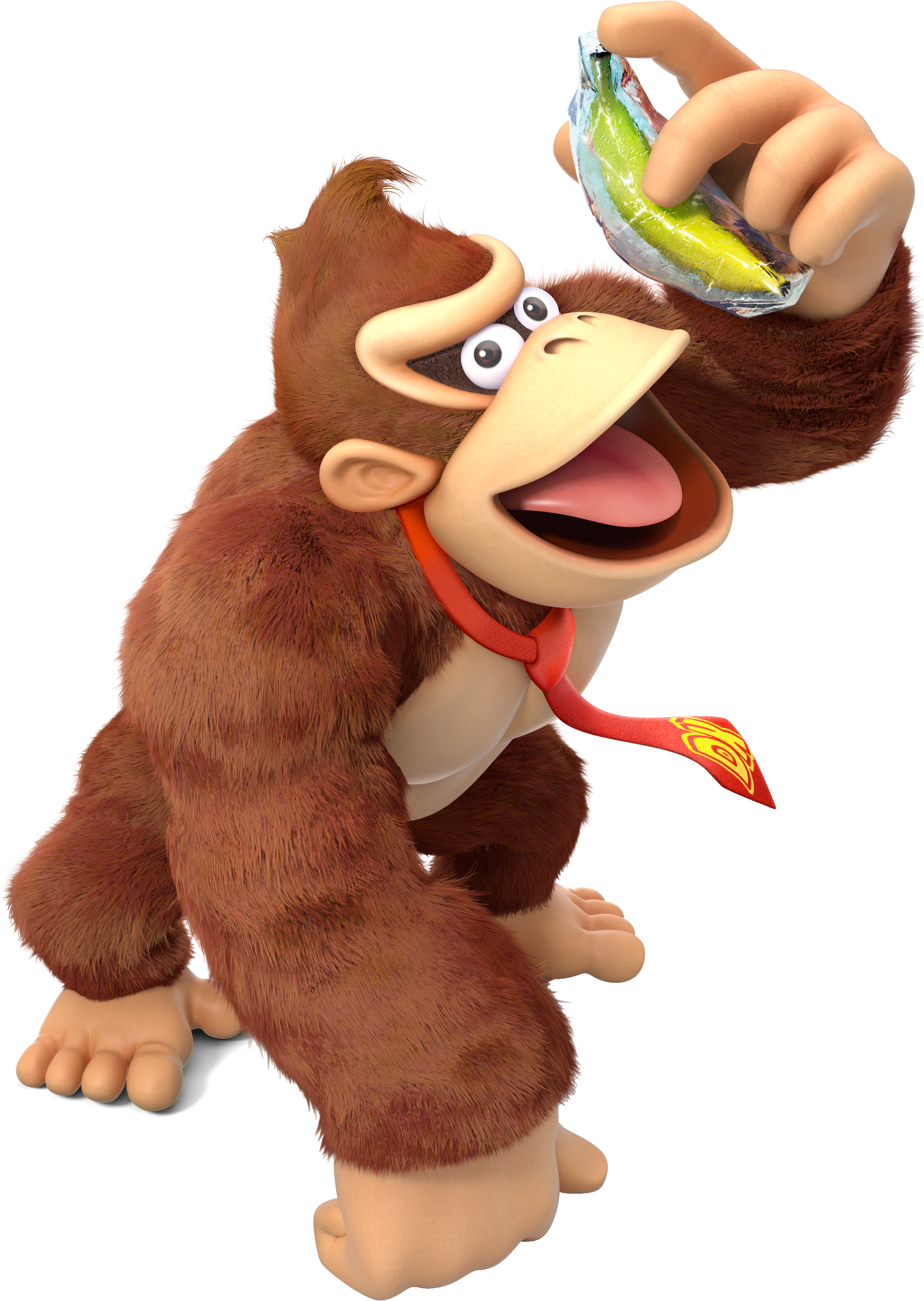 Help Donkey Kong And His Friends Save Their Home And - Donkey Kong Tropical Freeze Donkey Kong (360x490), Png Download