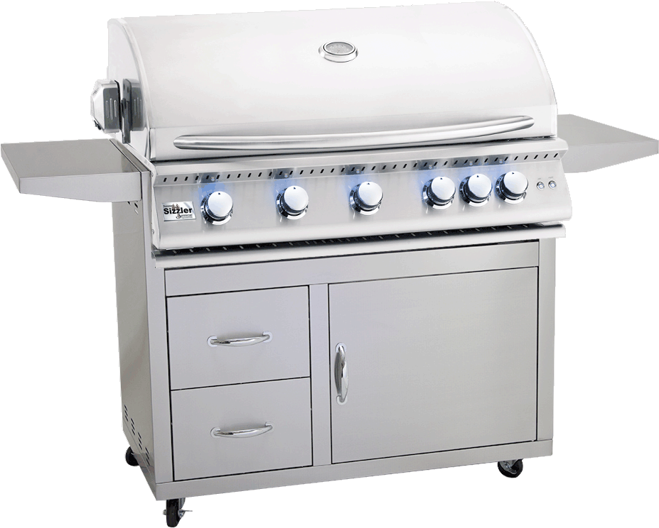 Download Sizzler Pro 40″ Freestanding Grill Built In Grills 38 Full