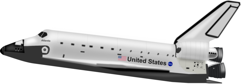 Space Shuttle Program Shuttle Landing Facility Space - Space Shuttle Transparent Background (967x340), Png Download