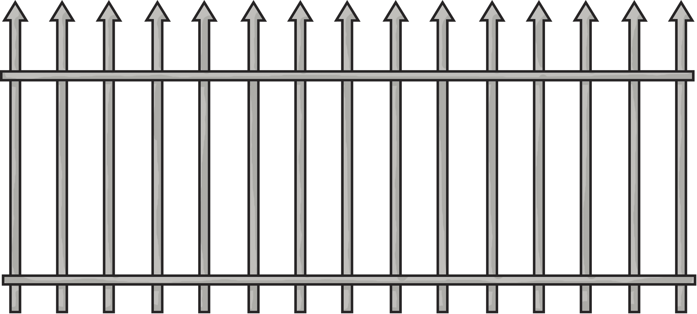 Fence (2233x1008), Png Download