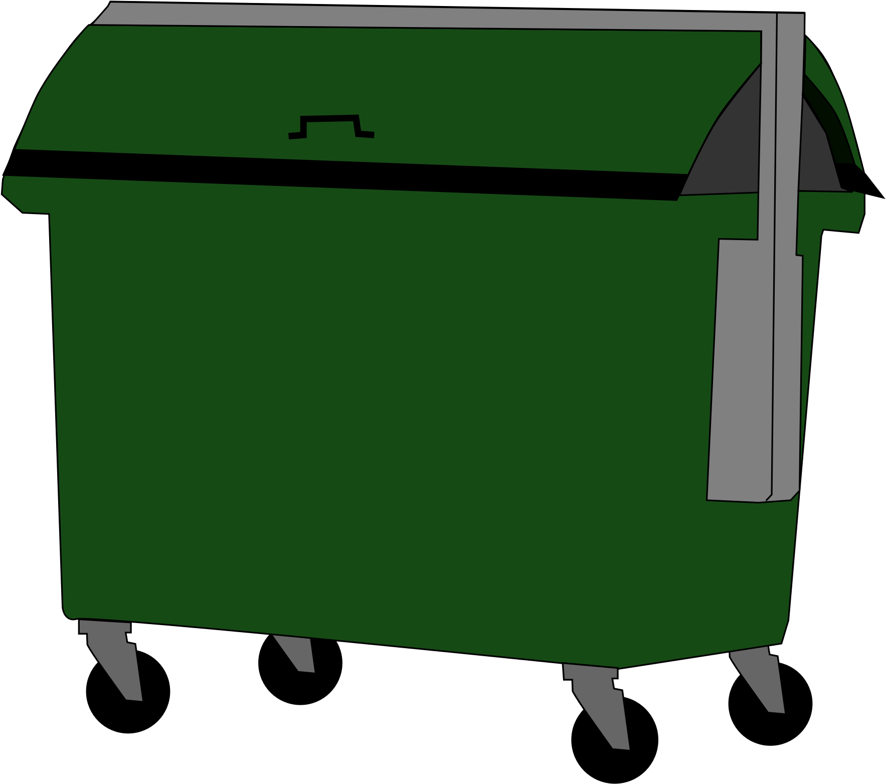 This Free Icons Png Design Of Trash Container (2400x3394), Png Download