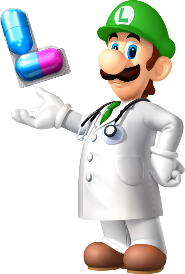 Luigi, Doctors, Filing, Artworks, Art Pieces, Sanat - Dr Luigi (609x900), Png Download