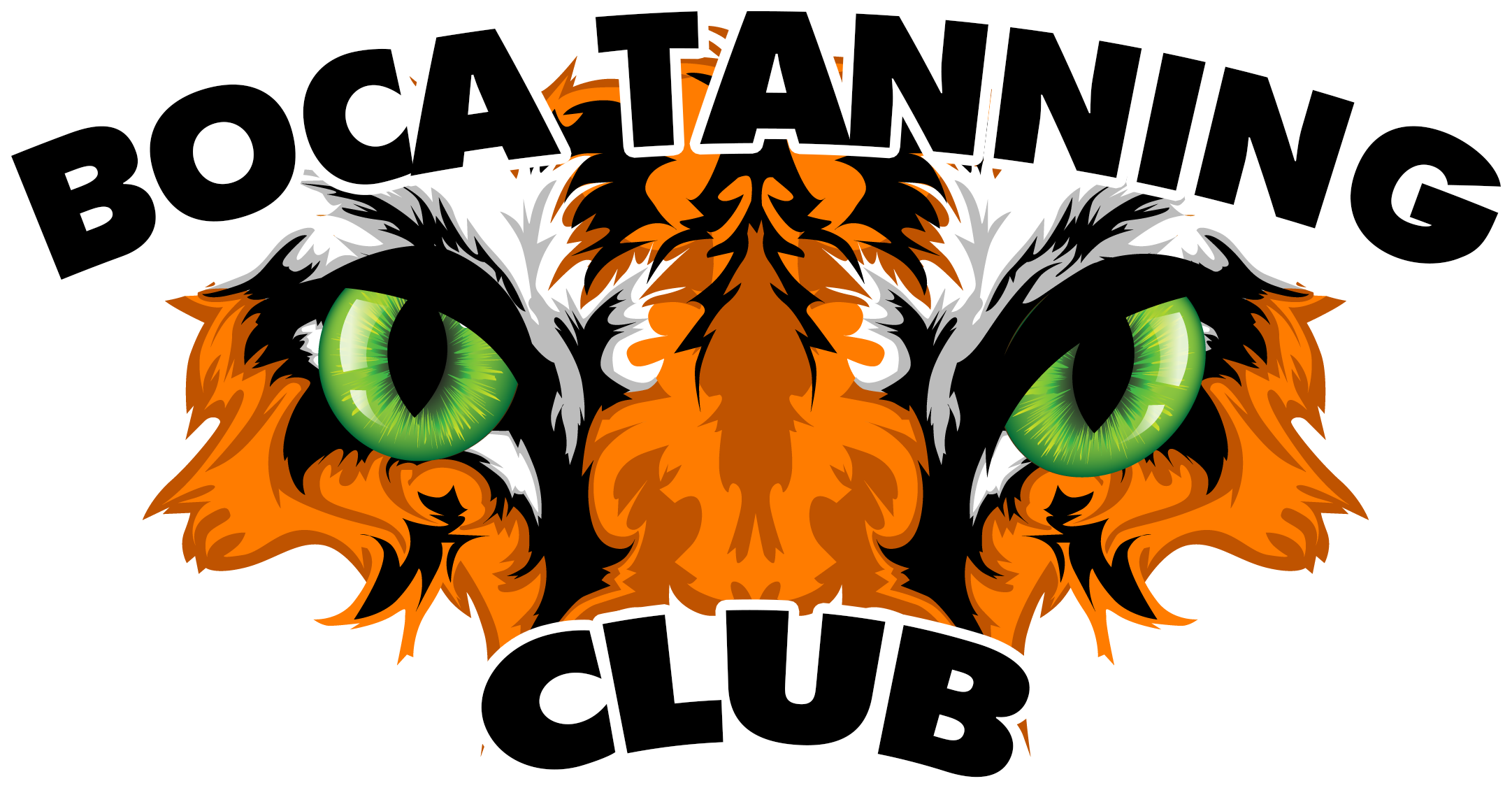 Large Size - Boca Tanning Club Logo (3000x1200), Png Download