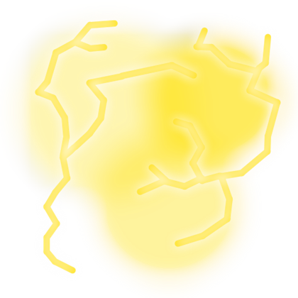 Yellow Shock - Darkness (420x420), Png Download