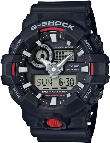 G Shock Ga700 1a - G Shock Ga 700 1b (436x510), Png Download