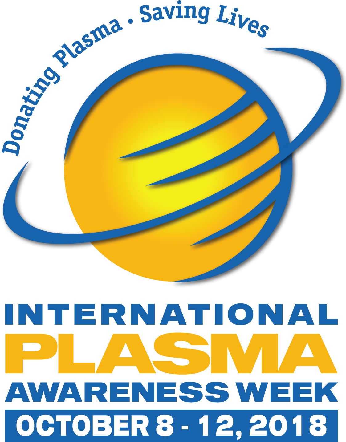 2018 Ipawstacked Cmyk - International Plasma Awareness Week 2018 (1133x1434), Png Download