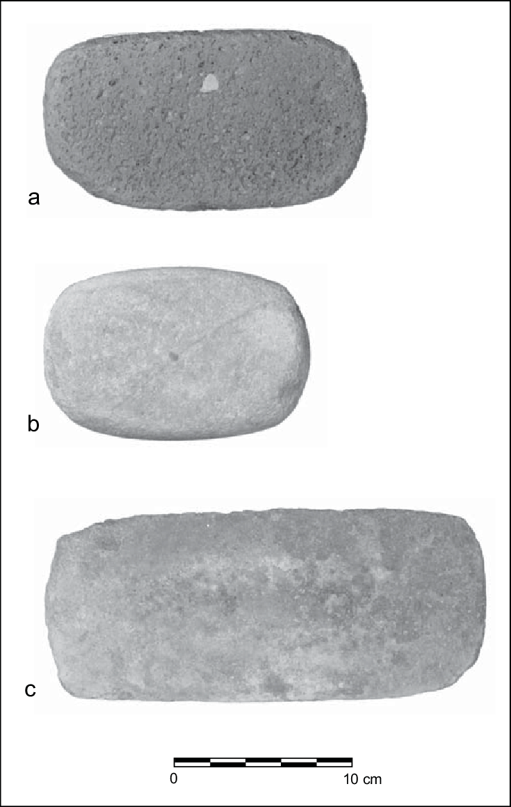 Food-processing Manos From The Homestead Site, Na - Granite (735x1160), Png Download