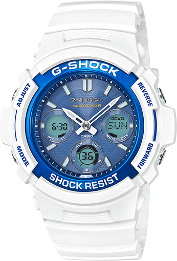 G Shock Solar Atomic Awgm100swb 7a - Awgm100swb 7a (346x510), Png Download