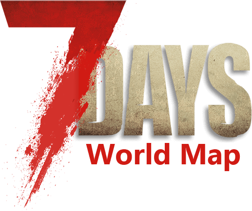 This Brand New Map Provides An Overview Of The Various - 7 Days To Die Logo Png (517x434), Png Download