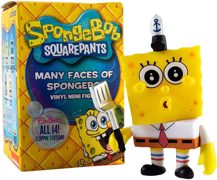 Download Many Faces Of Spongebob Mini Series Blind Box 3” Vinyl Spongebob Squarepants Fool's