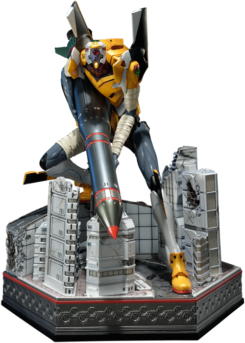 Evangelion Prototype-00 Statue - Prime 1 Studio Ultimate Diorama Masterline Rebuild (480x671), Png Download