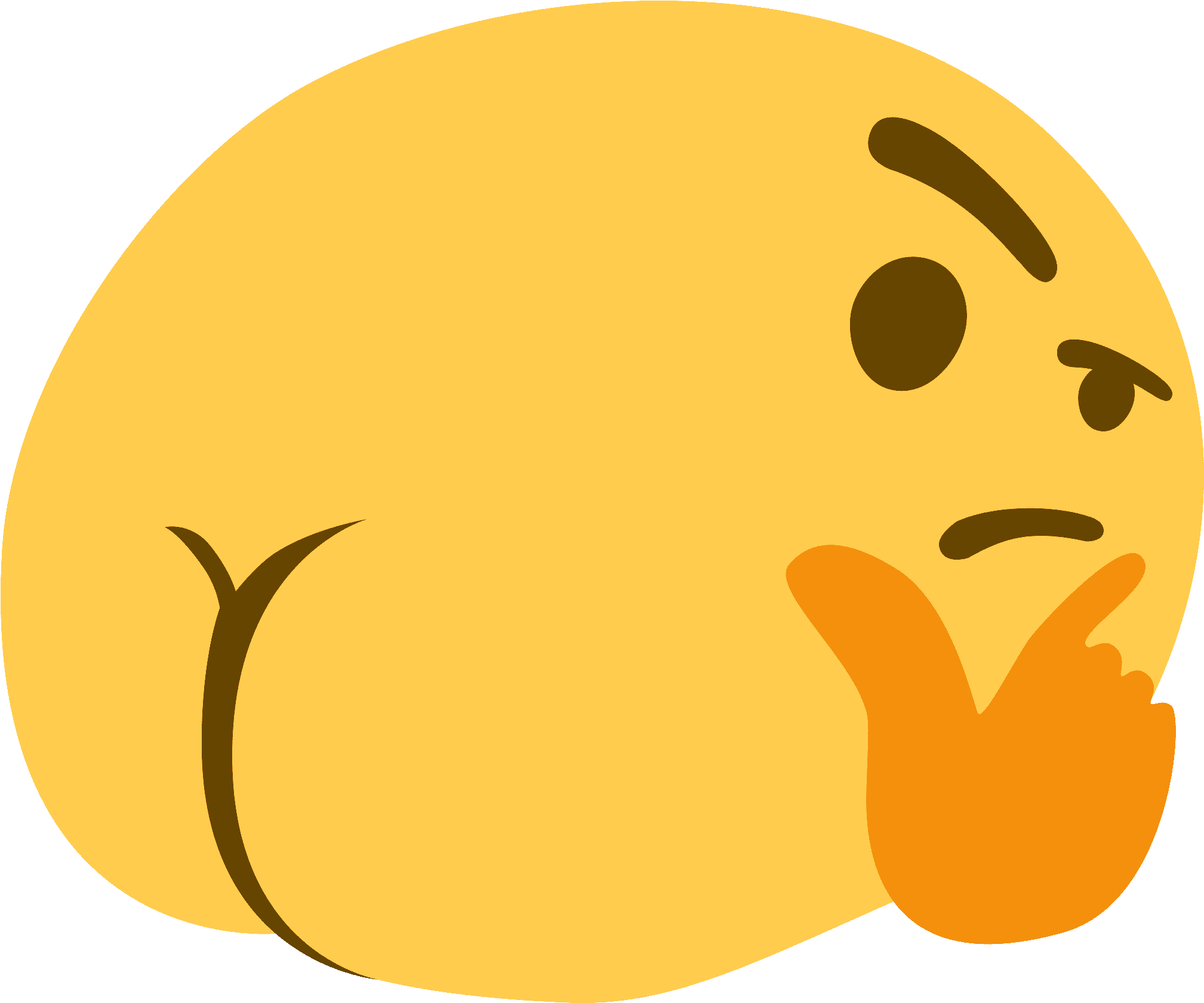 Post - Thinking Emoji Meme (2048x2048), Png Download