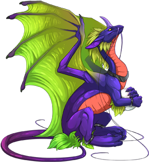 1970196 350 - Female Dragon Png (350x350), Png Download