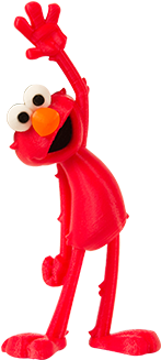 Coloring Pages Elmo - Elmo 3d Png (400x340), Png Download