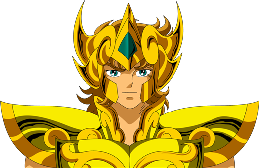 Aiolia Face - Saint Seiya Aiolia Png (550x360), Png Download