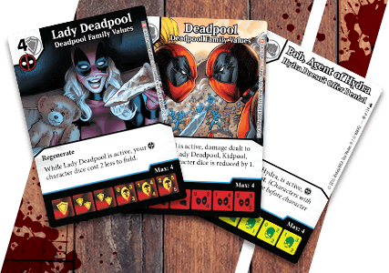 Preview Deadpool Family Values Op Kit - Dice Masters Speedsters Op (427x300), Png Download