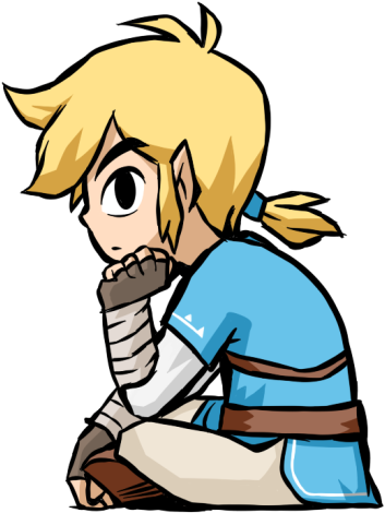 See More 'the Legend Of Zelda - Breath Of The Wild Toon Link (500x608), Png Download