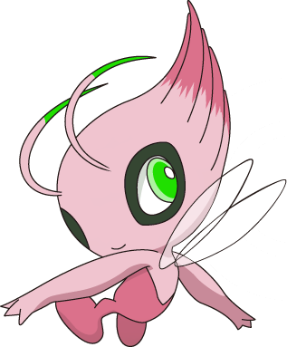 Shiny Celebi Dp - Shiny Celebi (317x383), Png Download
