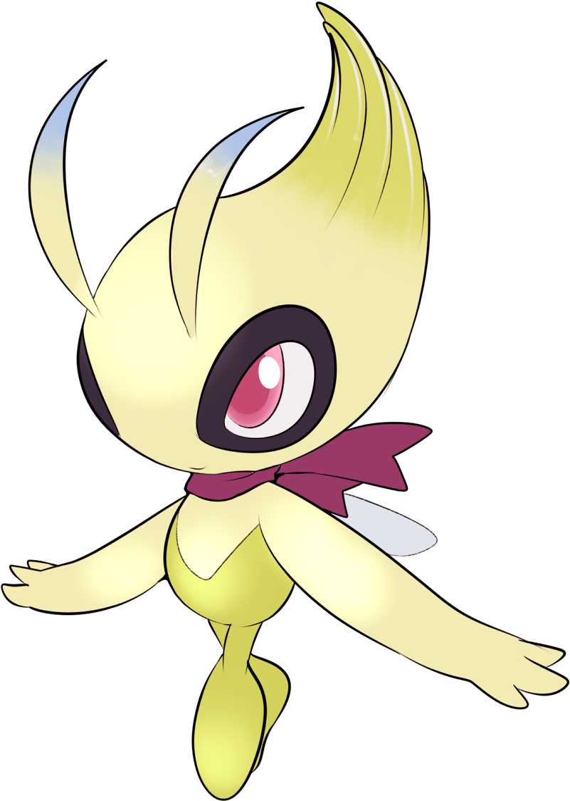 Bouvardia The Celebi - Pokémon (1000x1421), Png Download