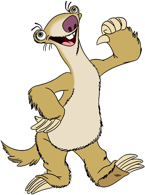 20th Century Fox Clipart 3 By Robert - Sid Cartoon Ice Age (489x658), Png Download
